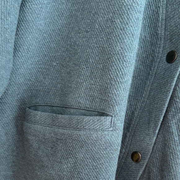 Blue Wrap London Cardigan with Snap Enclosures - Picture 4 of 6